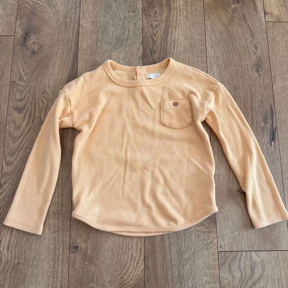 Grayson Collective Creamsicle Color  Long Sleeve Top and Tie-Dye Shorts Set - 5t - Picture 3 of 10